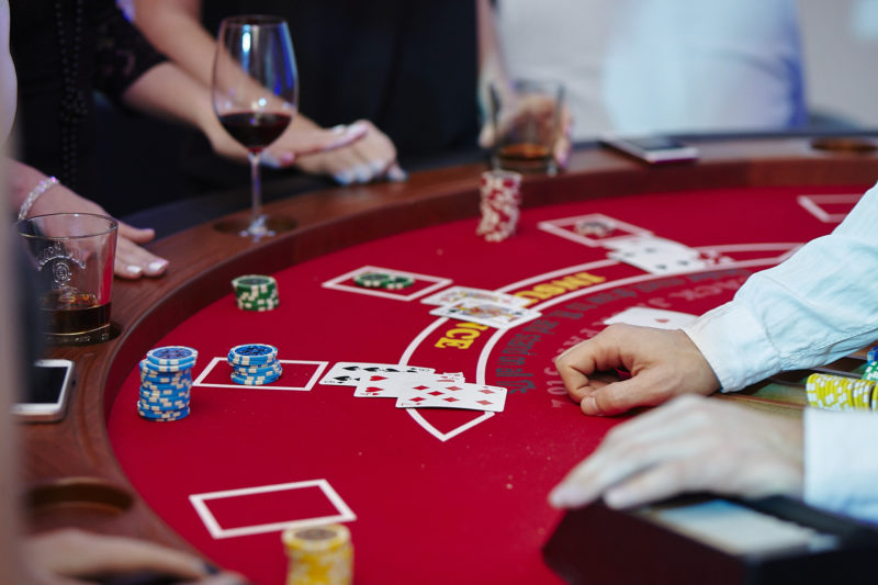 karty, gra, blackjack